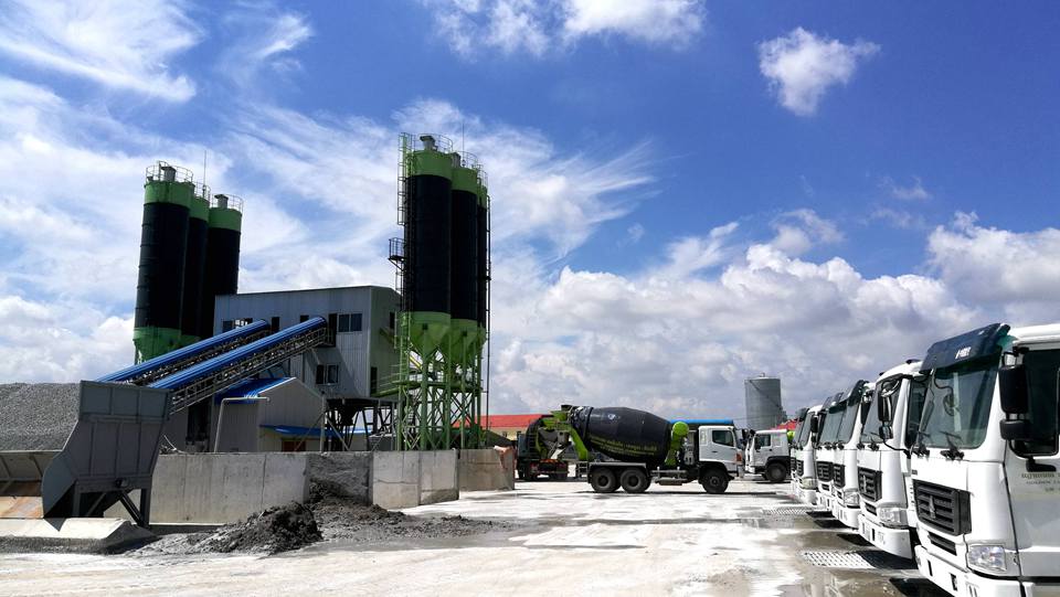 2*HZS90 Batching Plant in Cambodia Phnom Penh